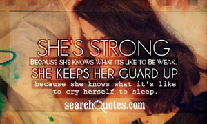 sayings ” width=”500″ height=”400″ /> Shes Strong Because ...