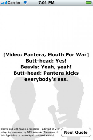 Beavis And Butthead Funny Quotes