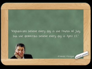 Ronald Reagan... on the Fourth of July