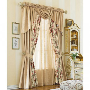 Waterfall Curtains with Valances