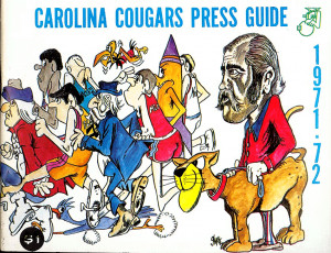 Talladega Nights Cougar Decal 1971-72 carolina cougars media
