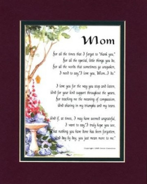 daughter to mother poems for funeral