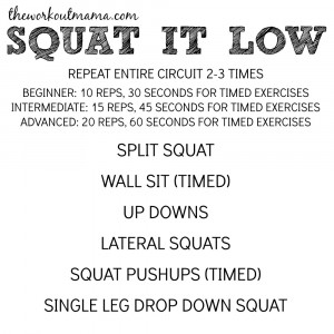 Christmas Bootcamp: Warm-Up, Squat It Low, & Cool Down