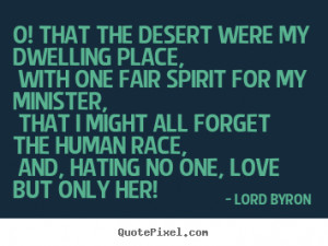 Love Quotes the Desert