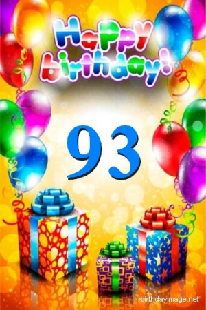 93rd birthday wishes