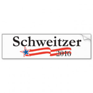 Brian Schweitzer 2016 bumper sticker