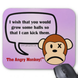 You need to grow some balls mouse pad