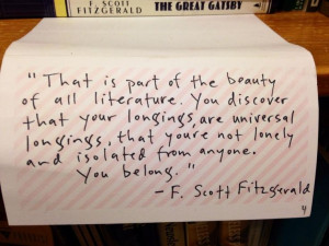 Scott Fitzgerlad quote