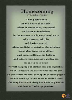 Church Homecoming Poems