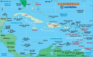 Caribbean Map, Caribbean Islands, Map of the Caribbean, West Indies ...