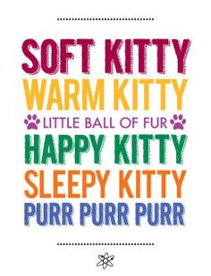 Soft Kitty..