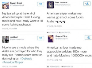 of the tweets that fans of the film were making