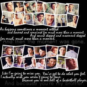 One Tree Hill Quotes Lucas & Nathan quotes