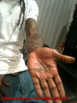 The World’ tattoo on his palm… in other words he has the world in ...