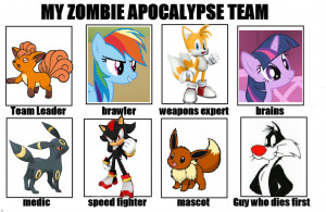 My Zombie Apocalypse Team by Kitsune257