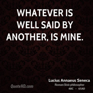 Lucius Annaeus Seneca Quotes And Sayings