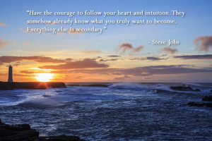 Courage / Steve Jobs quote