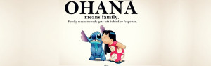Ohana Means Family Facebook Cover Ohana means family