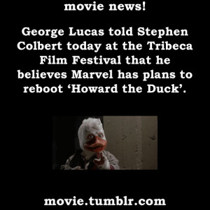 George Lucas told Stephen Colbert today at the Tribeca Film Festival ...