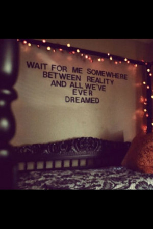 Love the quote and lights!