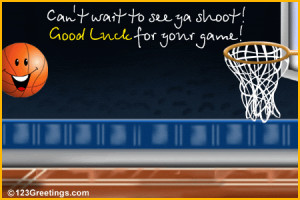 Good Luck Basketball Quotes