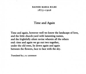 Rainer Maria Rilke ~~ so beautiful!