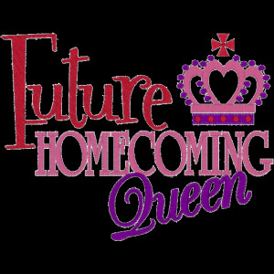 Sayings (A715) Homecoming Queen 5x7