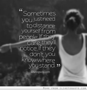 ... If they care, they'll notice. If they don't, you know where you stand