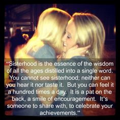 Sorority quote from the Delta Epsilon Chapter of AOII Alpha Omicron Pi ...