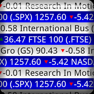 Stock Ticker Tape Widget