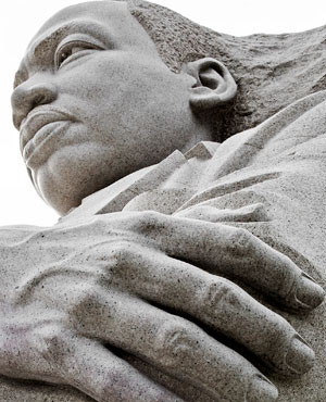 Martin Luther King Jnr memorial. (File, AFP)