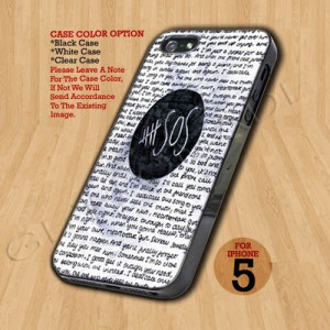 5SOS QUOTE - Print On Hard Case iPhone 5 Case | GetToMade ...