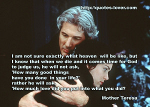 am not sure exactly what heaven will be like, but I know that when ...