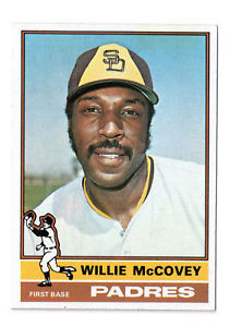 Willie McCovey San Diego Padres 1976 Topps Card 520