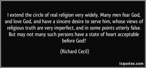 More Richard Cecil Quotes