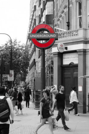 Black And White London Red