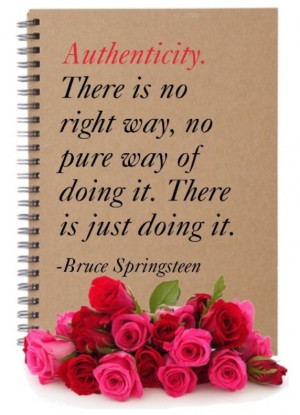 ... 2014 December 4th, 2014 Leave a comment topic Bruce Springsteen Quotes