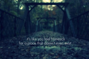 alien, homesick, outsider, quote, road, sad, strange
