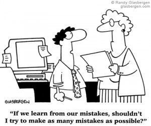 Cartoon Of The Day: Learn From Our Mistakes