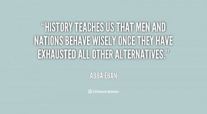 Abba Eban Quotes