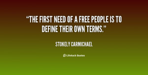Quotes by Stokely Carmichael