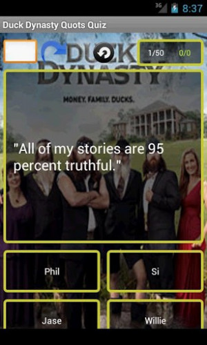 View bigger - Duck Dynasty Quotes Quiz for Android screenshot