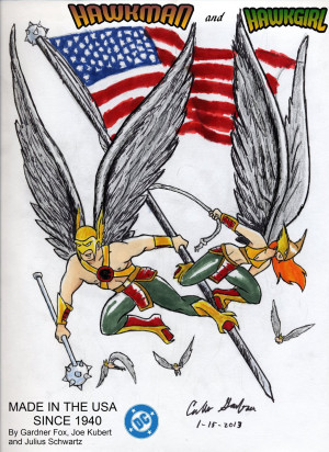 Hawkman And Hawkgirl Made...
