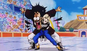 ... dragon ball z dbz dbz quote screen shot android 18 mr satan babidi