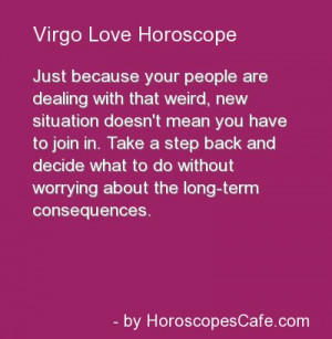 Virgo Love Horoscope