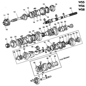 Toyota 5 Speed Manual Transmission Diagram