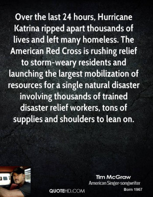 ... mobilization of resources for a single natural disaster involving