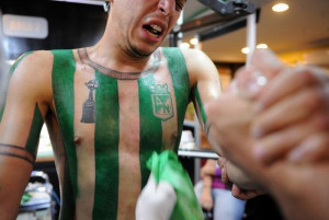 soccer jersey tattoo 04 Felipe Alvarez with a soccer Jersey tattoo