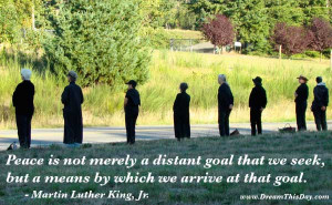 Peace is not merely a distant goal that we seek,