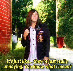 ... ja'mie king chris lilley ja'mie: private school girl animated GIF